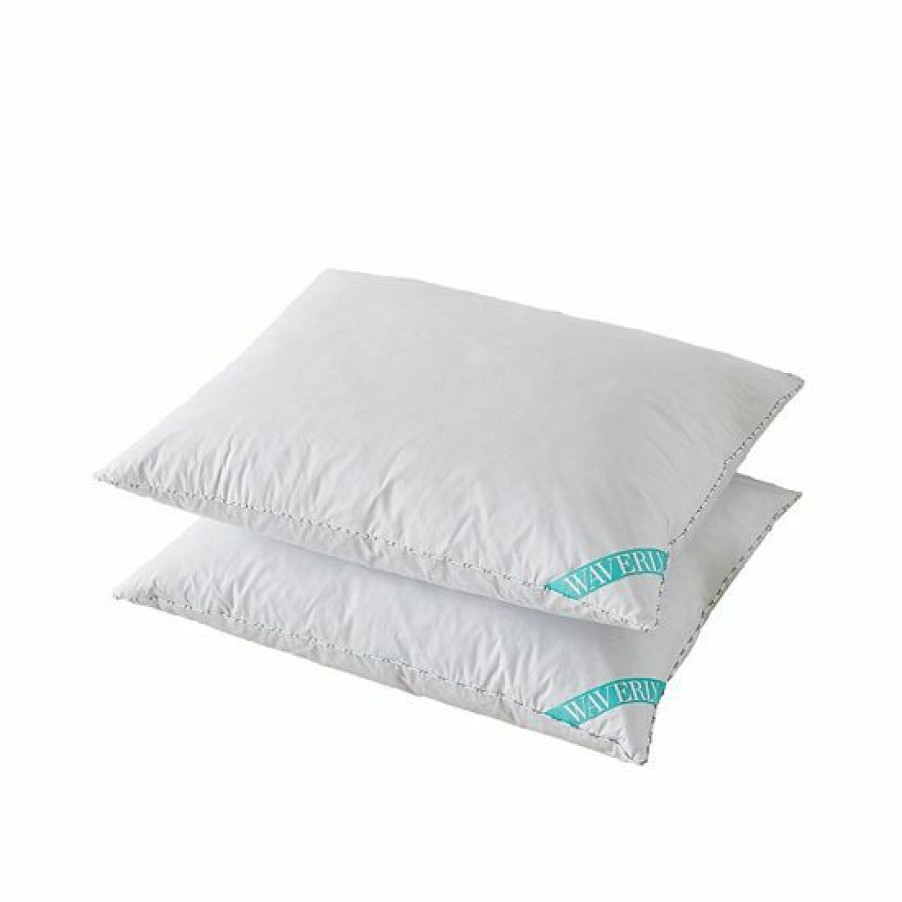 Bed & Bath * | Waverly White Goose Nano Feather 2-Pack Pillow Set