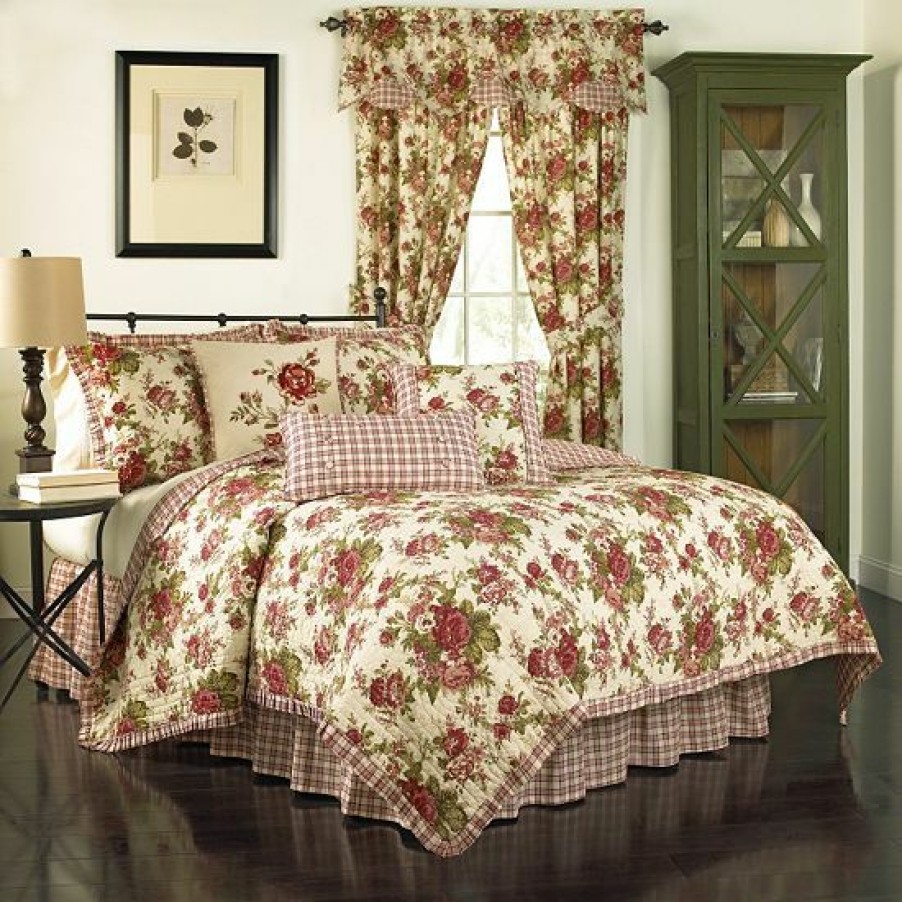 Bed & Bath * | Waverly Norfolk Reversible Quilt Set