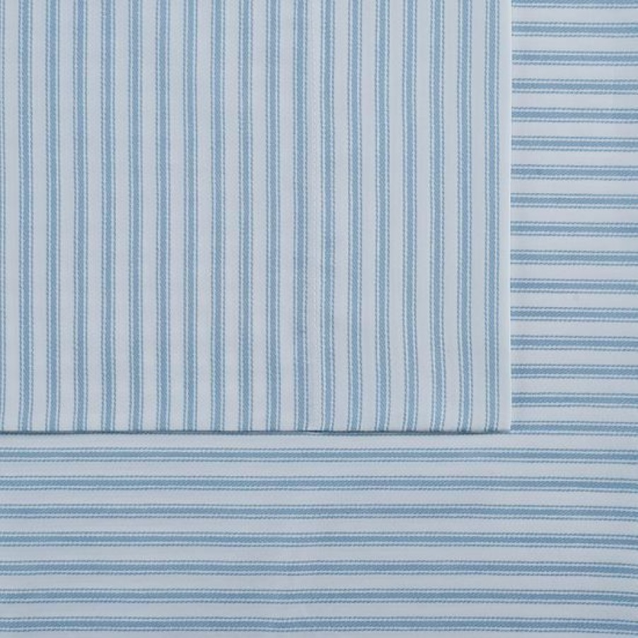 Bed & Bath * | Traditions By Waverly Ticking Stripe Sheet Set With Pillowcases