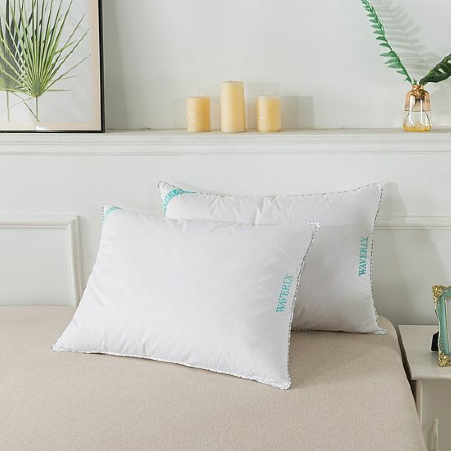 Bed & Bath * | Waverly White Duck Down Pillow