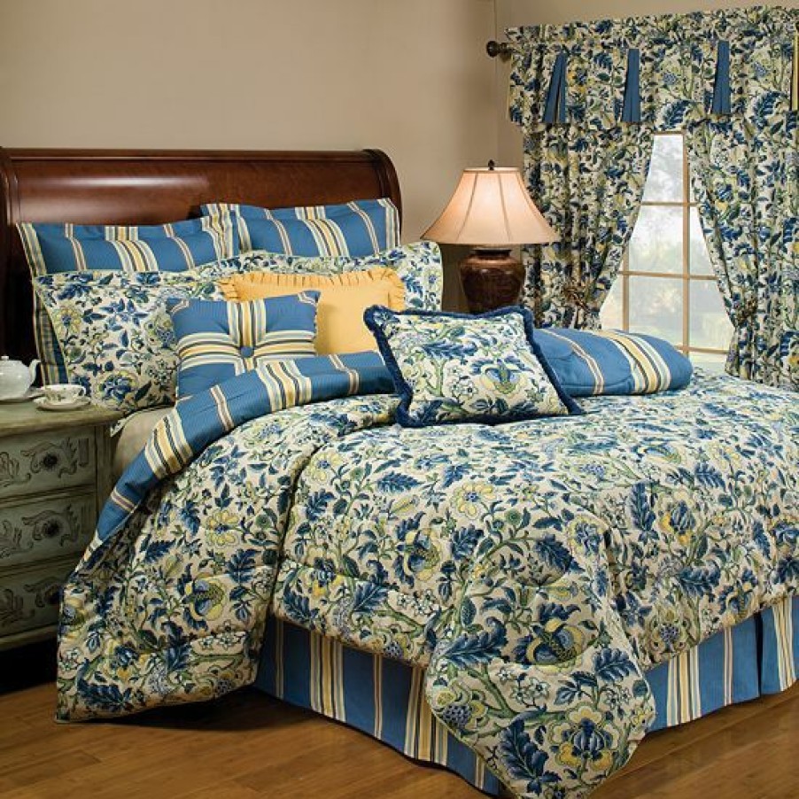 Bed & Bath * | Waverly Imperial Dress 4-Pc. Reversible Comforter Set