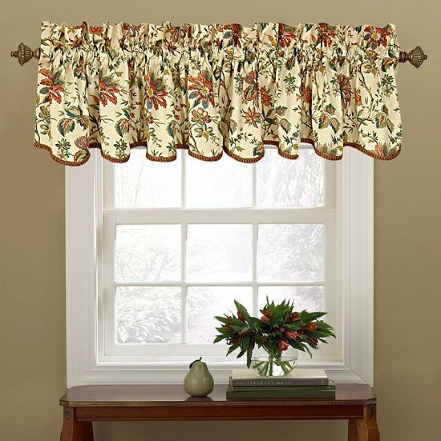 Home Decor * | Waverly Felicite Window Valance 50 X 15