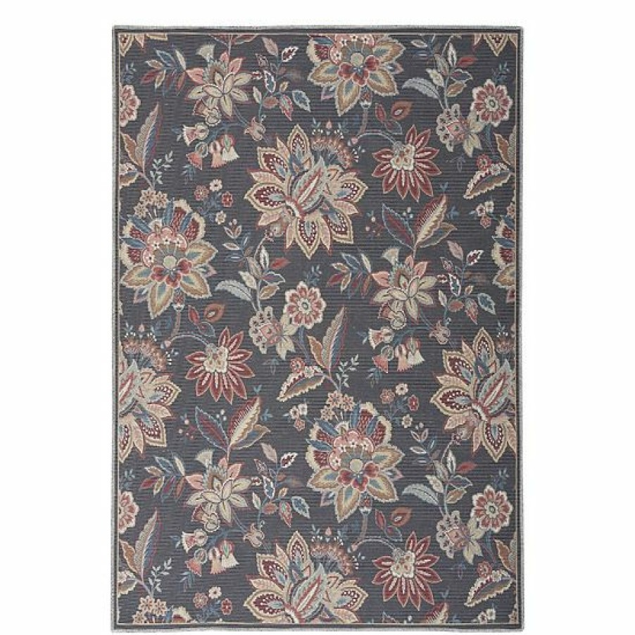 Home Decor * | Waverly Washable Floral Area Rug