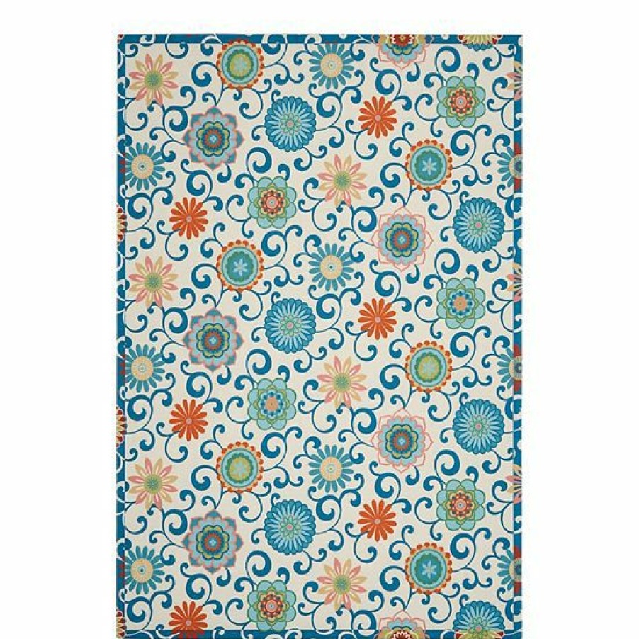 Home Decor * | Waverly By Nourison Sun N Shade Terrace Indoor Outdoor Rug