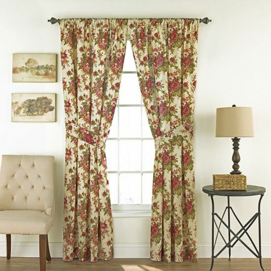 Home Decor * | Waverly 2-Pack Norfolk Window Curtains