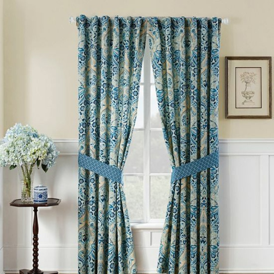 Home Decor * | Waverly 2-Pack Moonlit Shadows Window Curtain