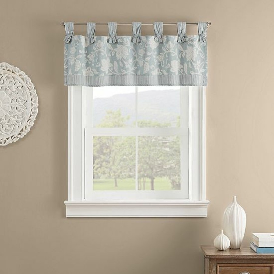 Home Decor * | Waverly Stencil Vine Window Valance