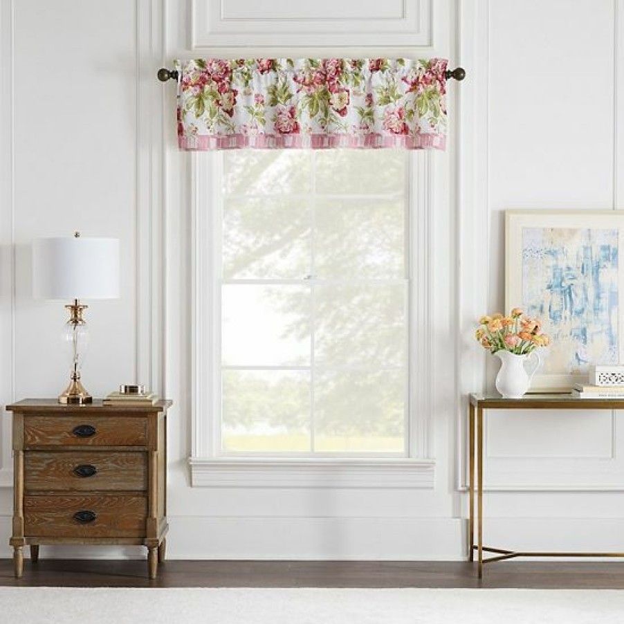 Home Decor * | Waverly Forever Peony Valance