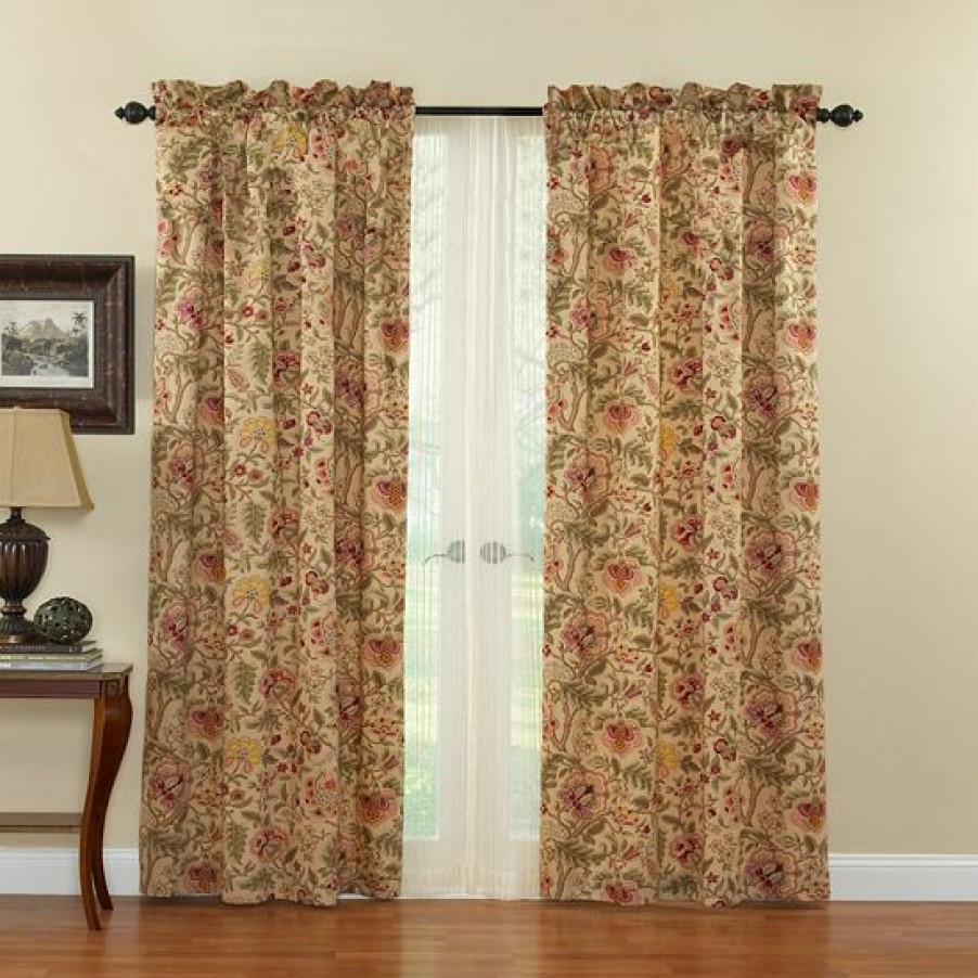 Home Decor * | Waverly 1-Panel Imperial Dress Window Curtain 42" X 84"