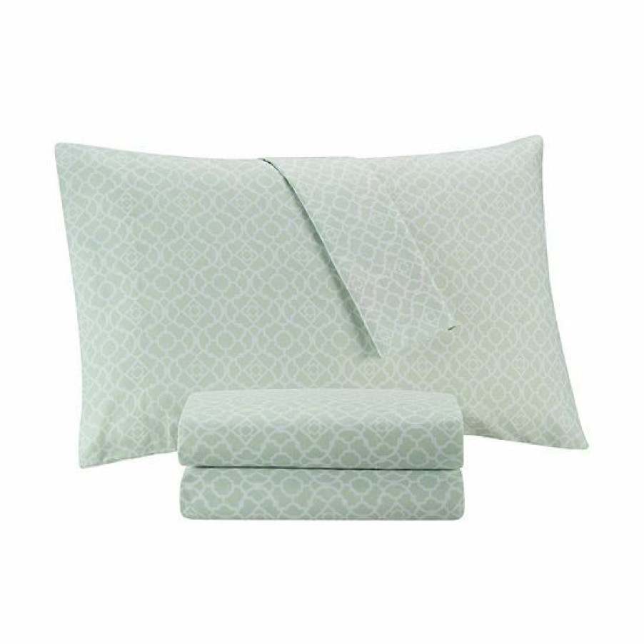 Bed & Bath * | Traditions By Waverly Lovely Lattice Sheet Set With Pillowcases